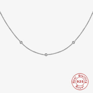 925 Sterling Silver Beads Necklace Vintage Chain Necklaces Choker Collars For Girls Women Ladies Charm Fashion Fine Jewelry 2022
